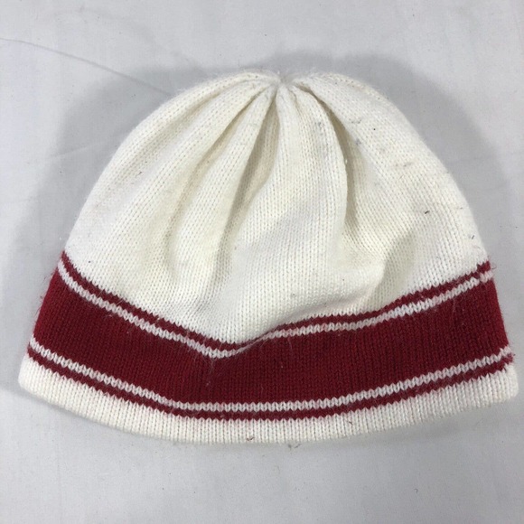 CANADA BEANIE HAT CAP WHITE ACRYLIC COTTON BLEND ONE SIZE FITS MOST MULTI COLOR - Picture 7 of 12